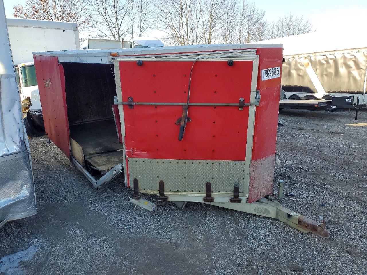 Salvage R & R Snowmobile Trailer Image