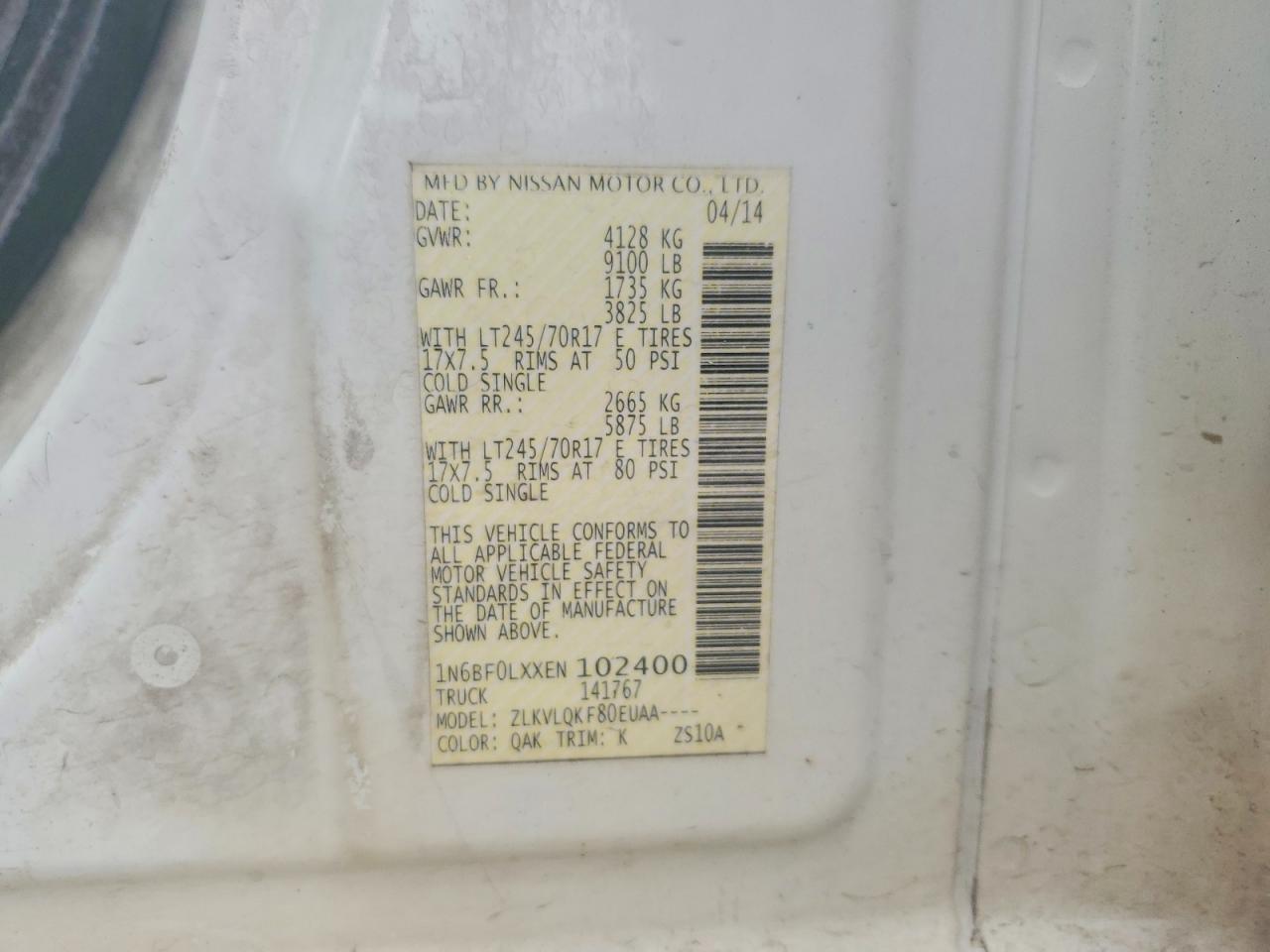 Nissan Nv