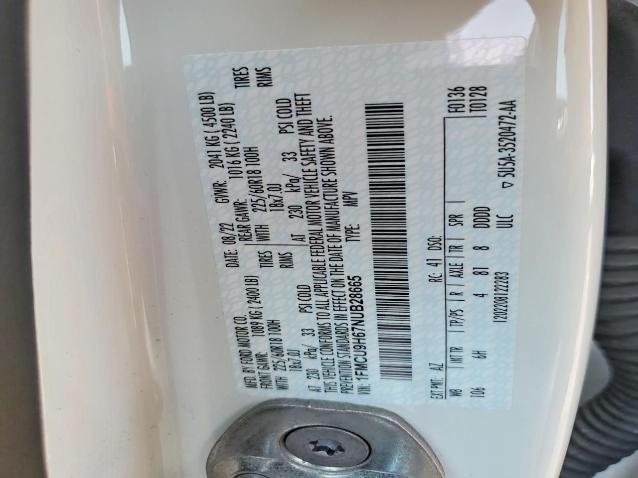 Ford Escape Sel