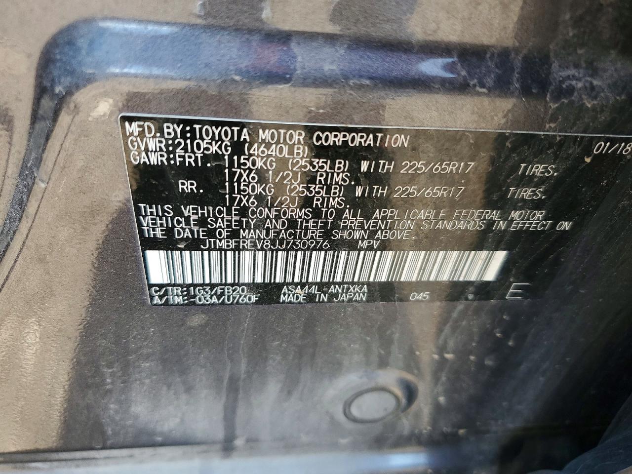 Toyota RAV4 Le