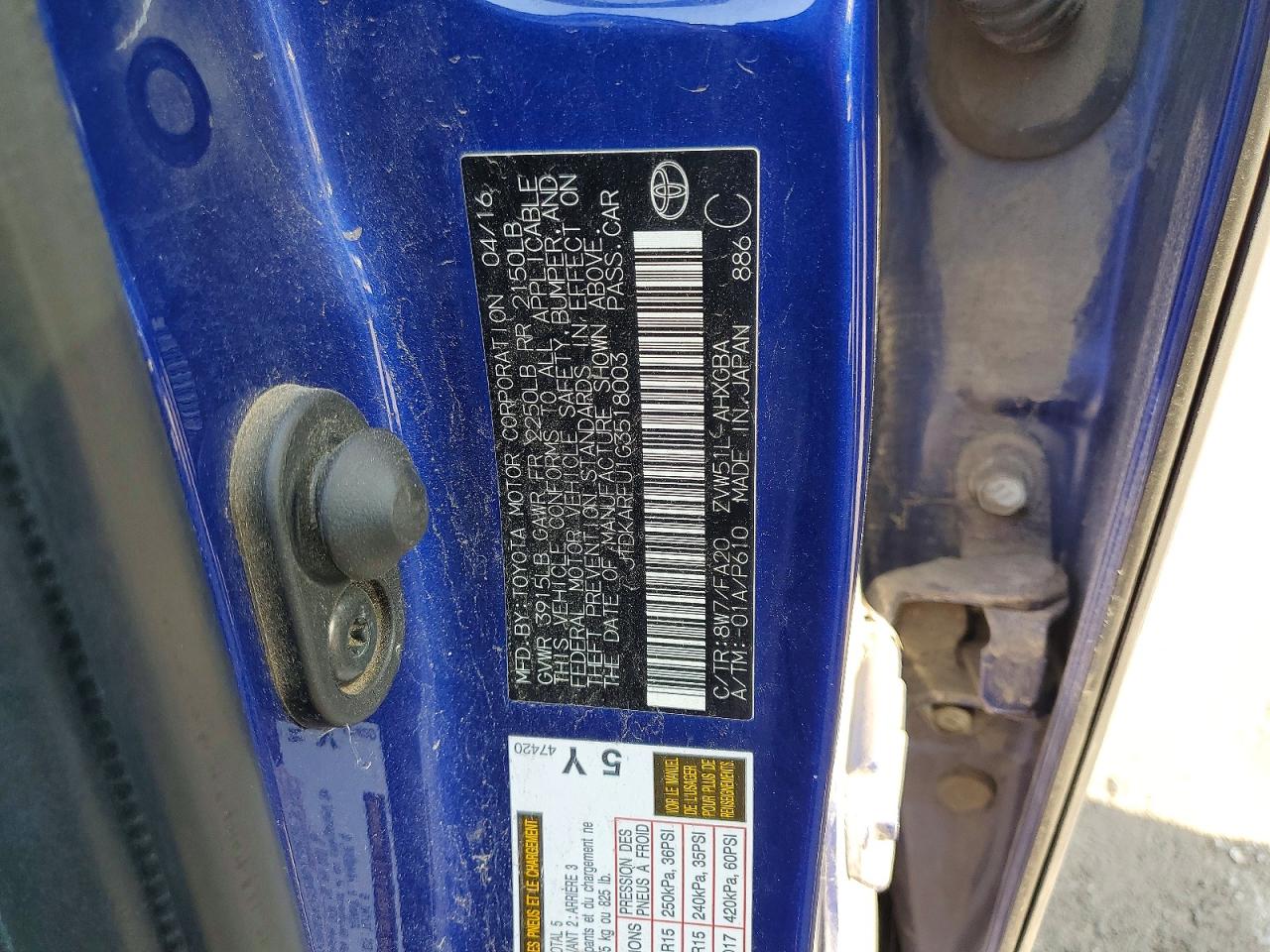 Toyota Prius Three