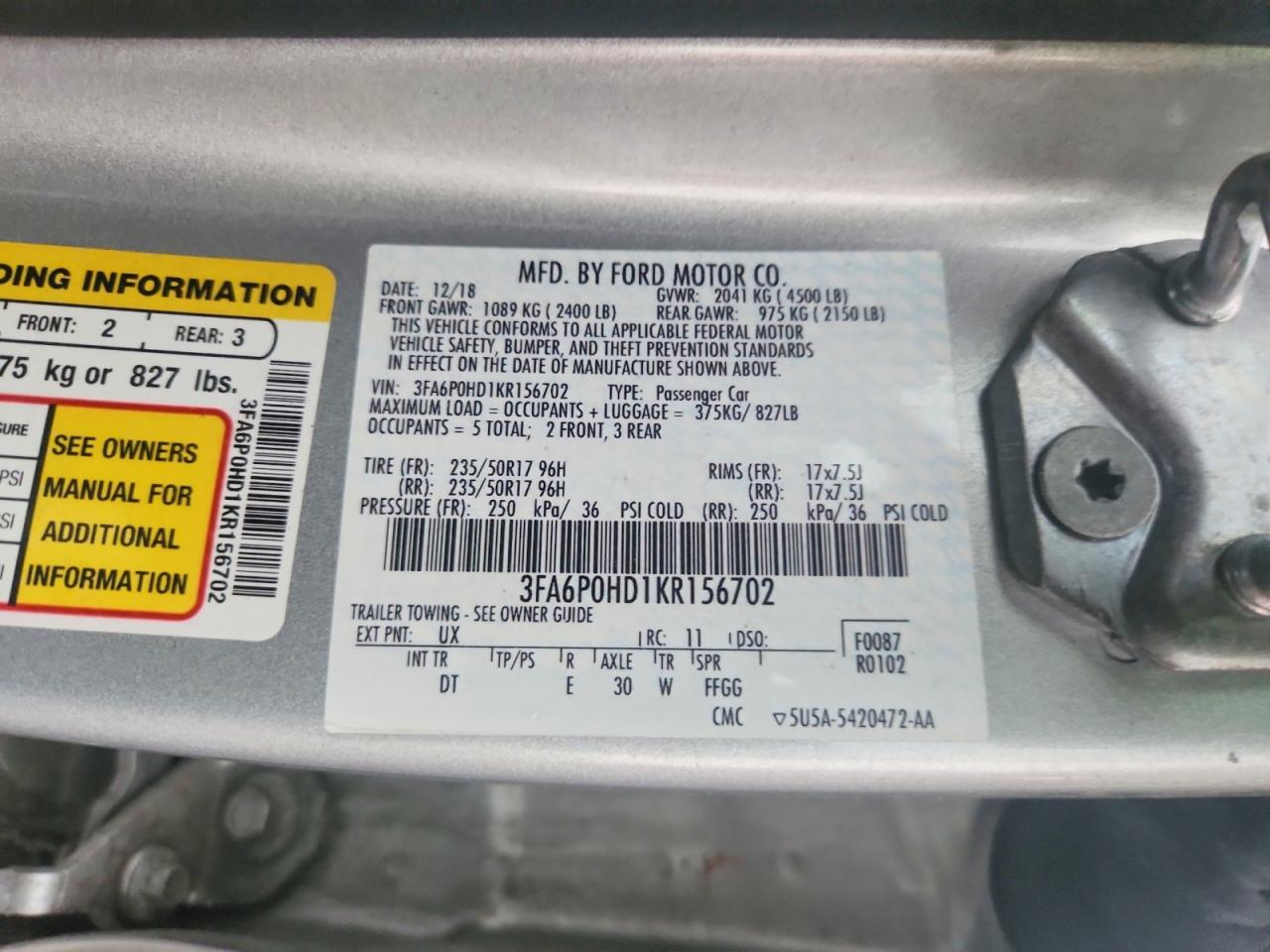 Ford Fusion Se