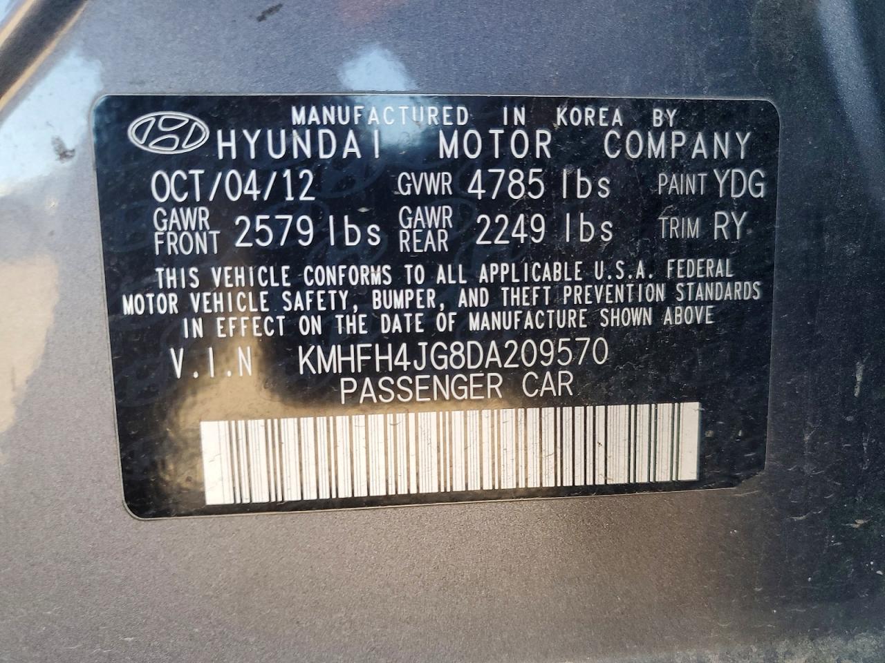 Hyundai Azera Base Base