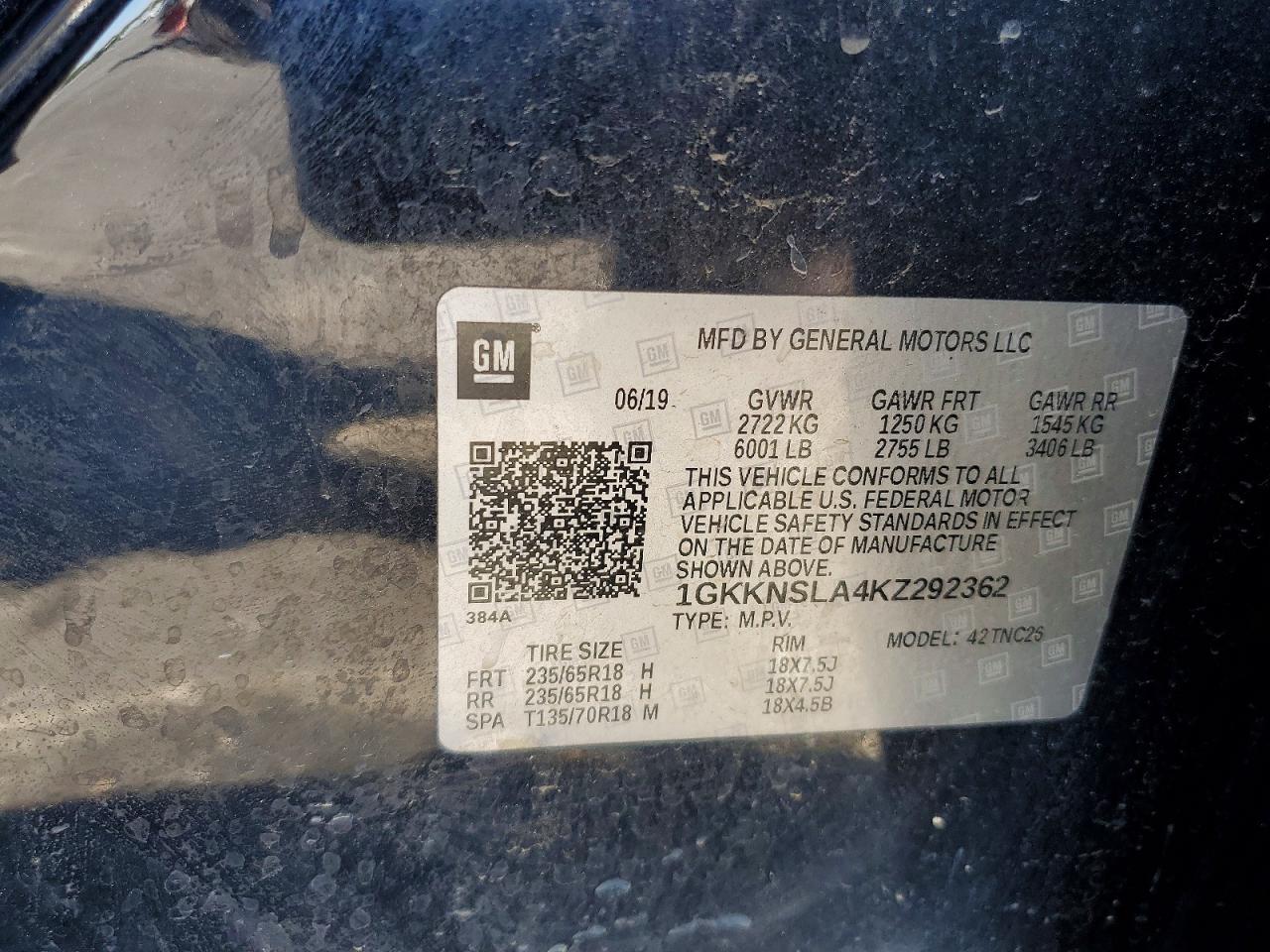 GMC Acadia Sle