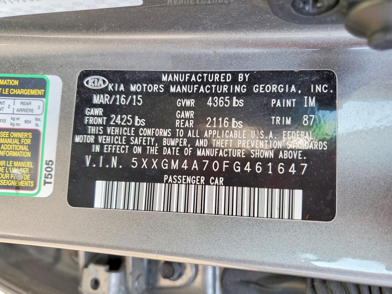 Kia Optima Lx