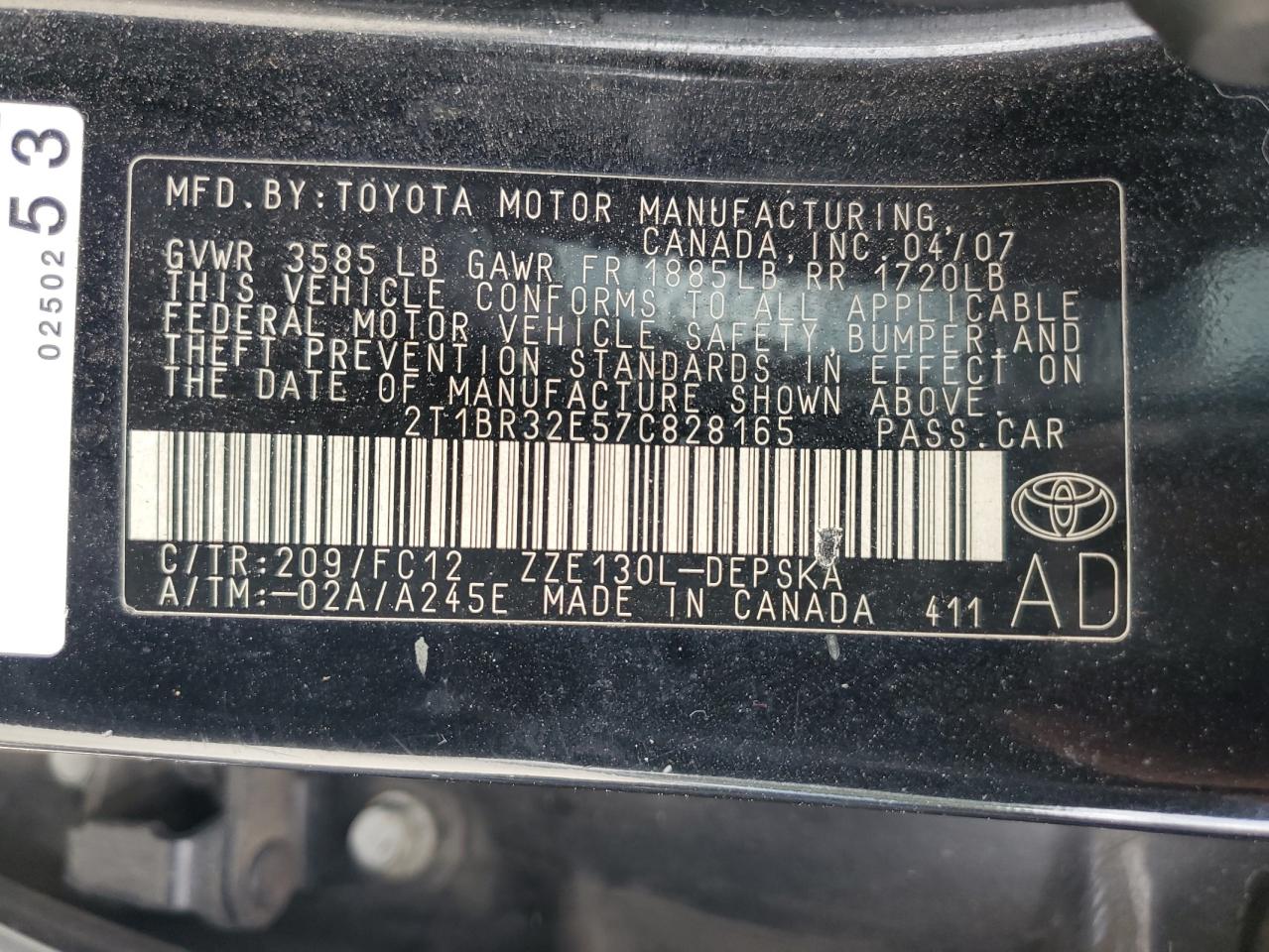 Toyota Corolla Ce