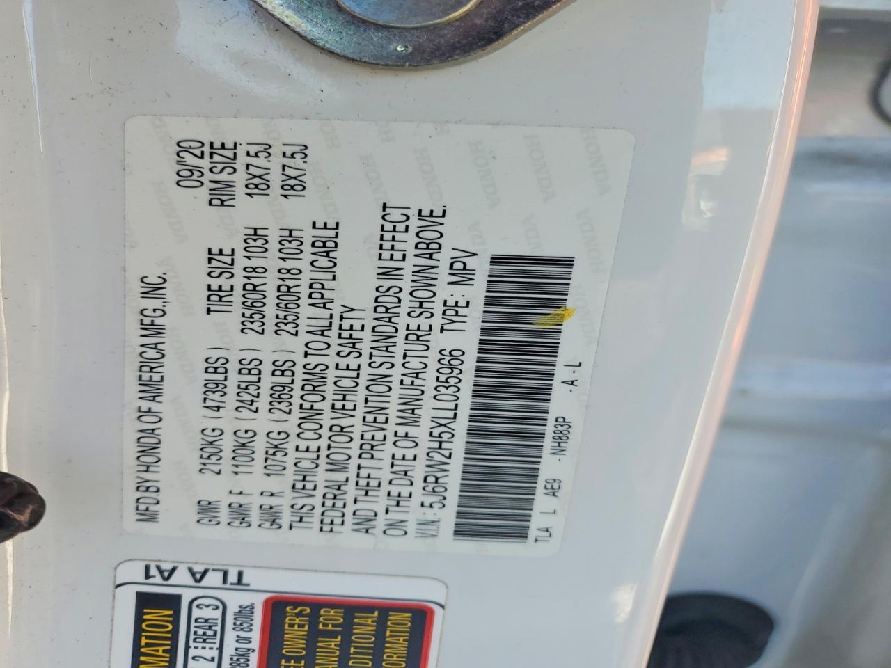 Sterling Cr-v Ex Ex