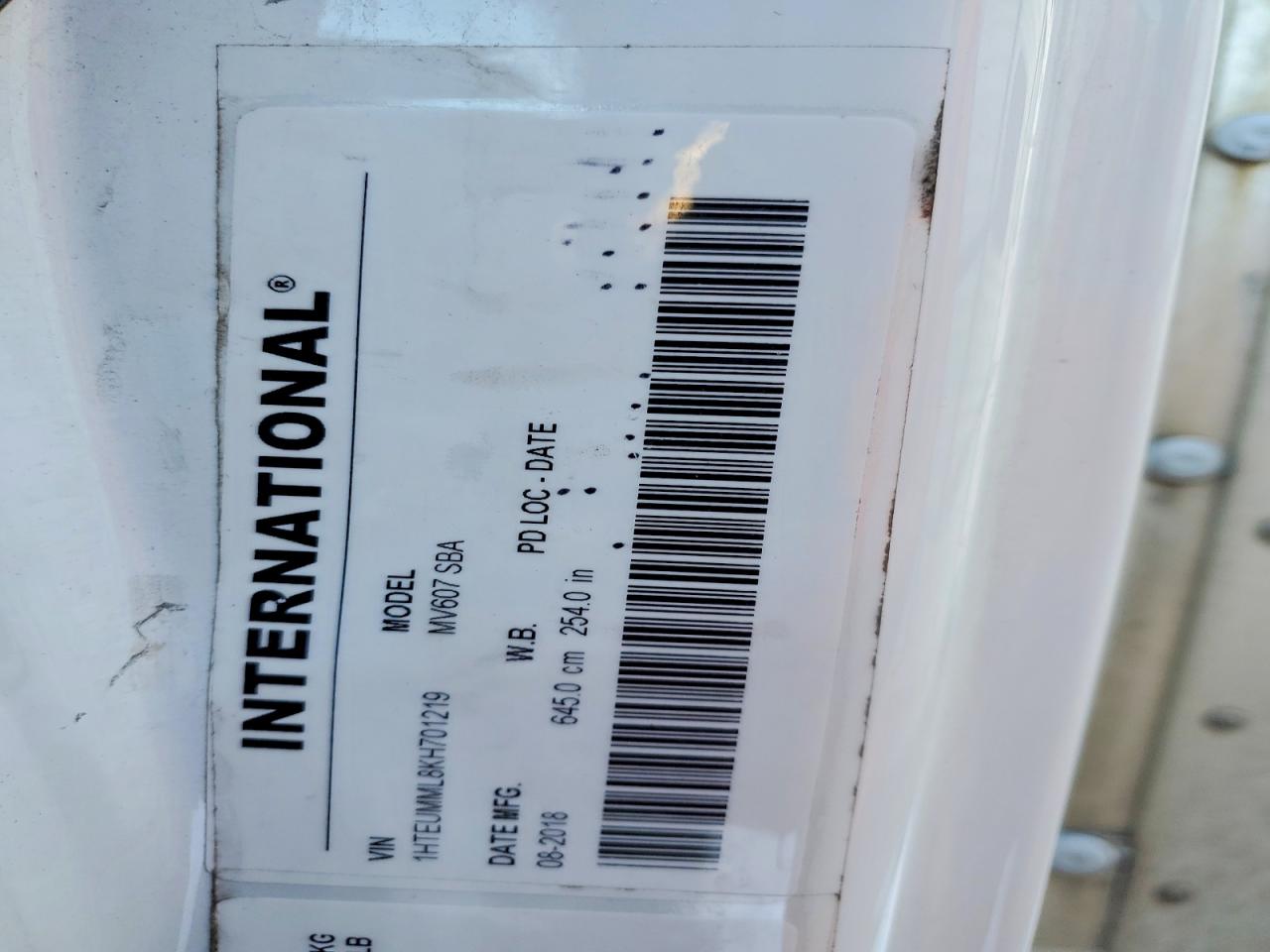 International Mv607