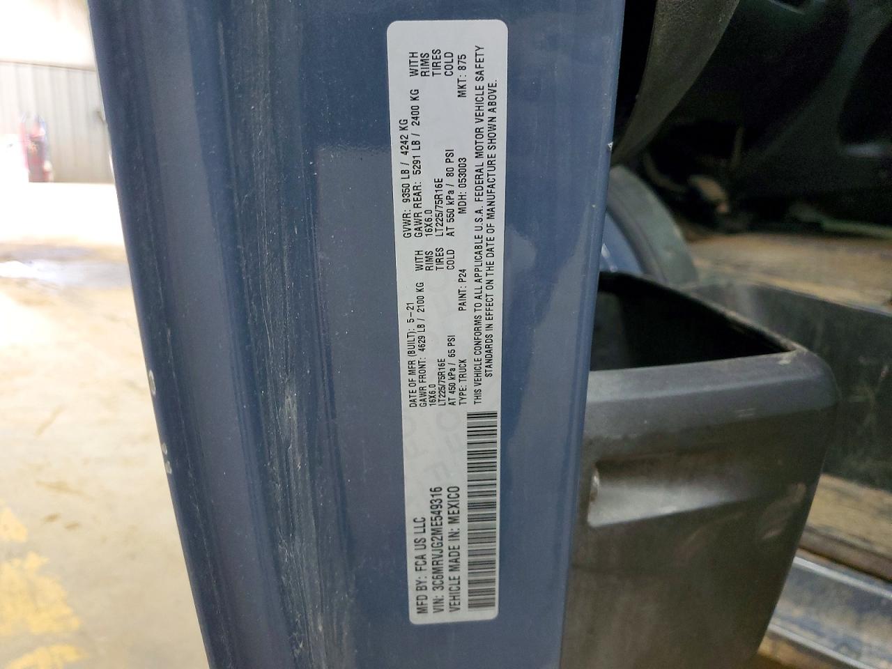 Ram Promaster 3500 High