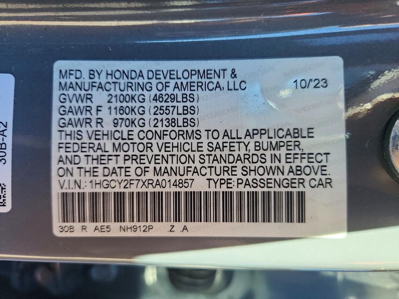 Honda Accord Hybrid Sport-l