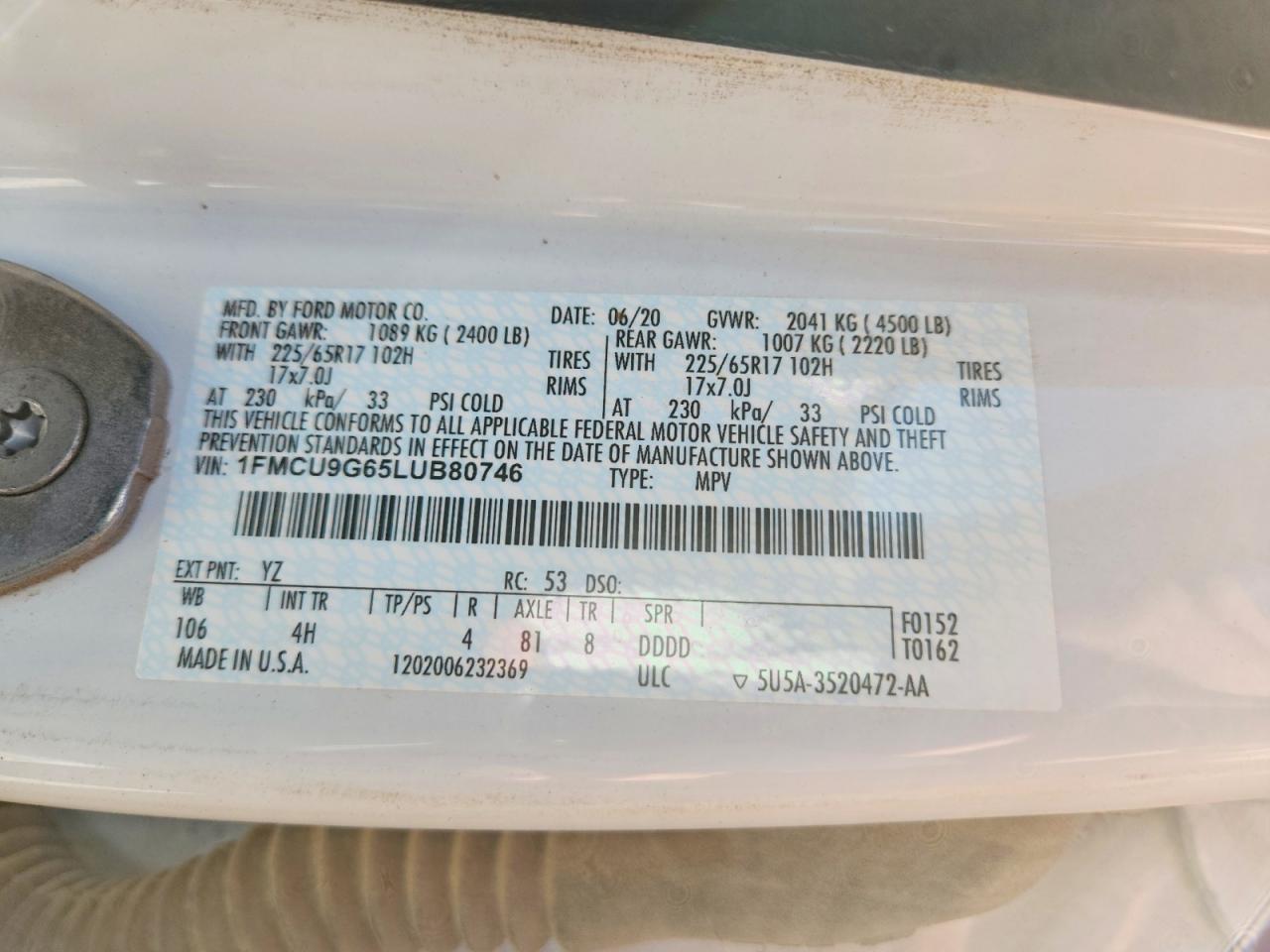 Ford Escape Se