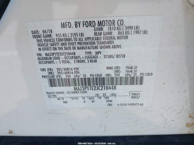 Ford EcoSport Se