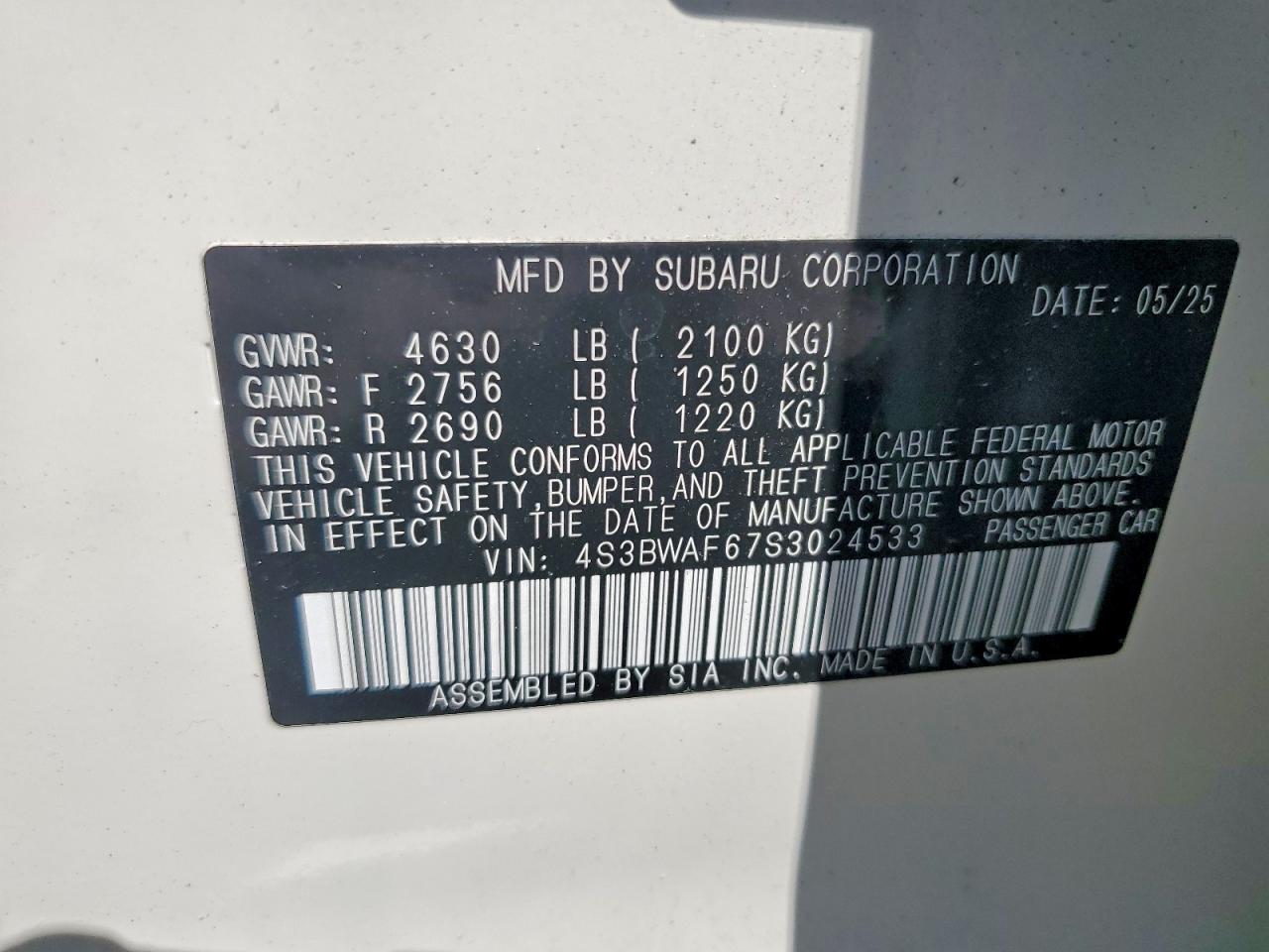 Subaru Legacy Premium