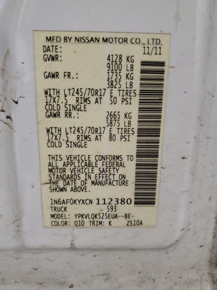 Nissan Nv 2500