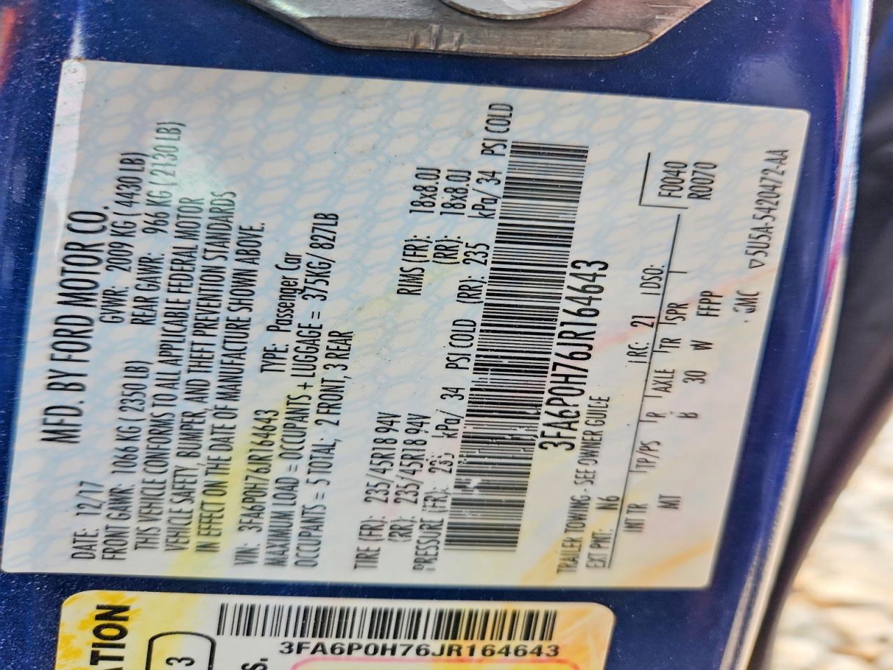 Ford Fusion Se