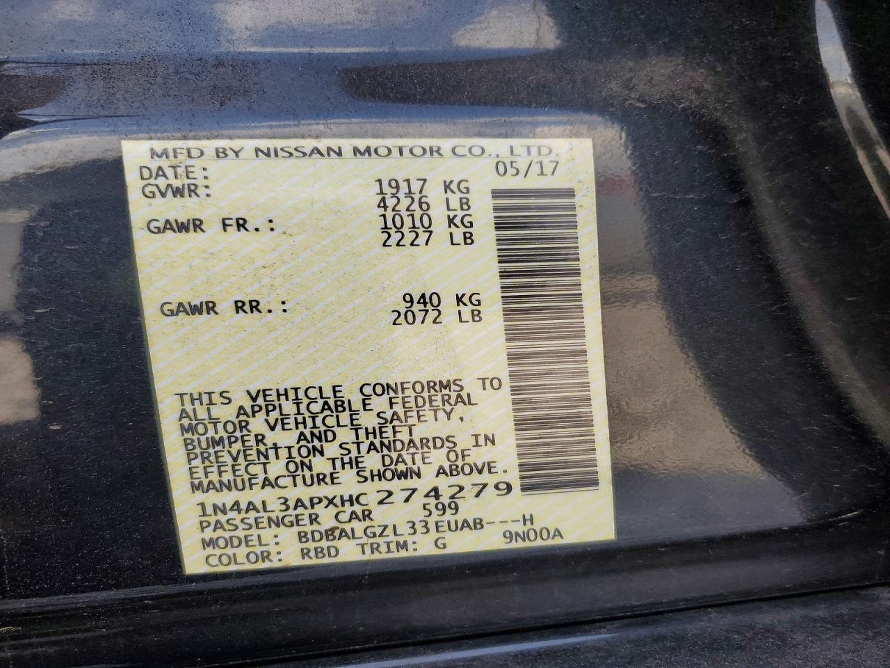 Nissan Altima 2.5 S
