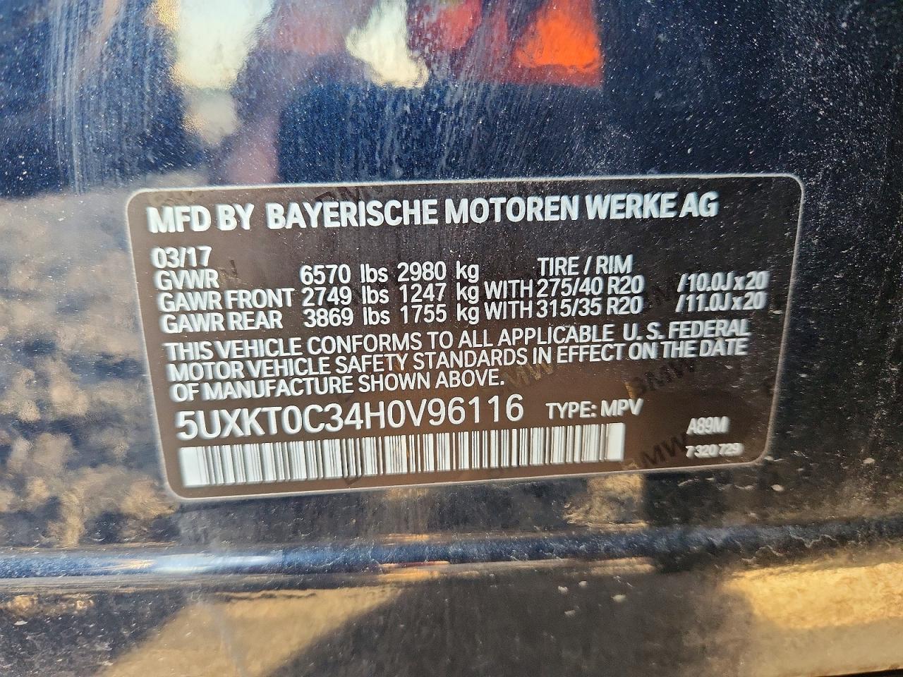 BMW X Series Xdr40e