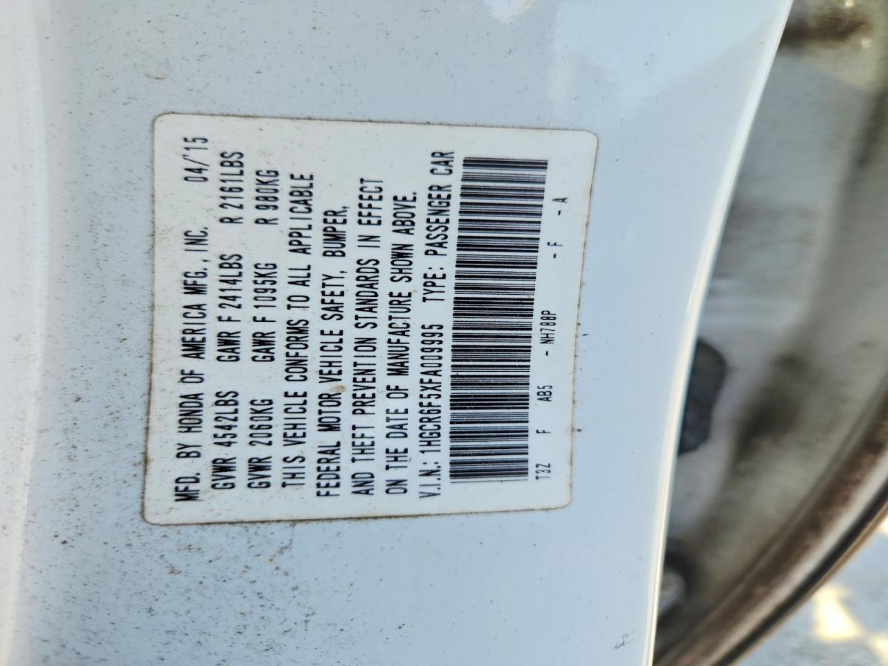 Honda Accord Hybrid Exl