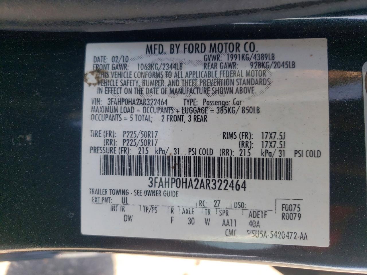 Ford Fusion Se