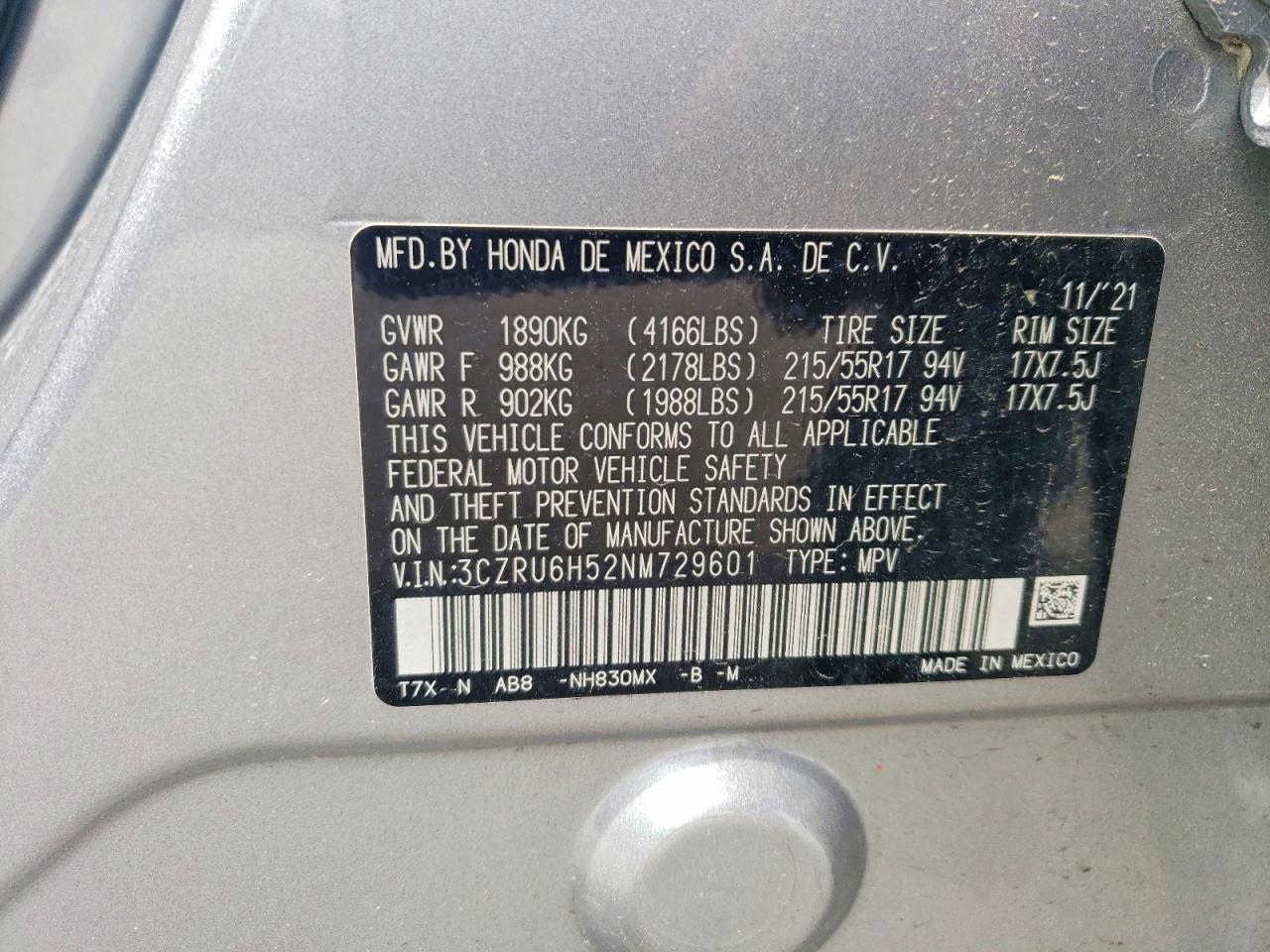 Honda HR-V Ex