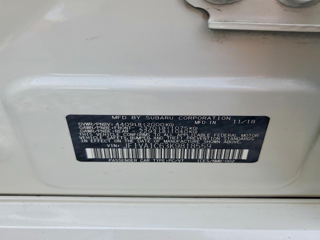 Subaru WRX Premium