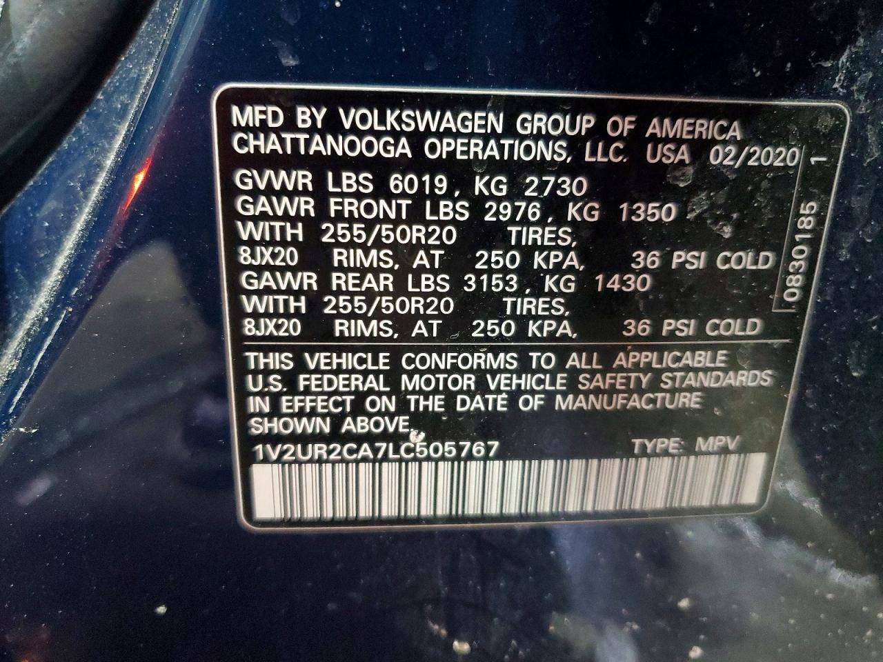 Volkswagen Atlas Se