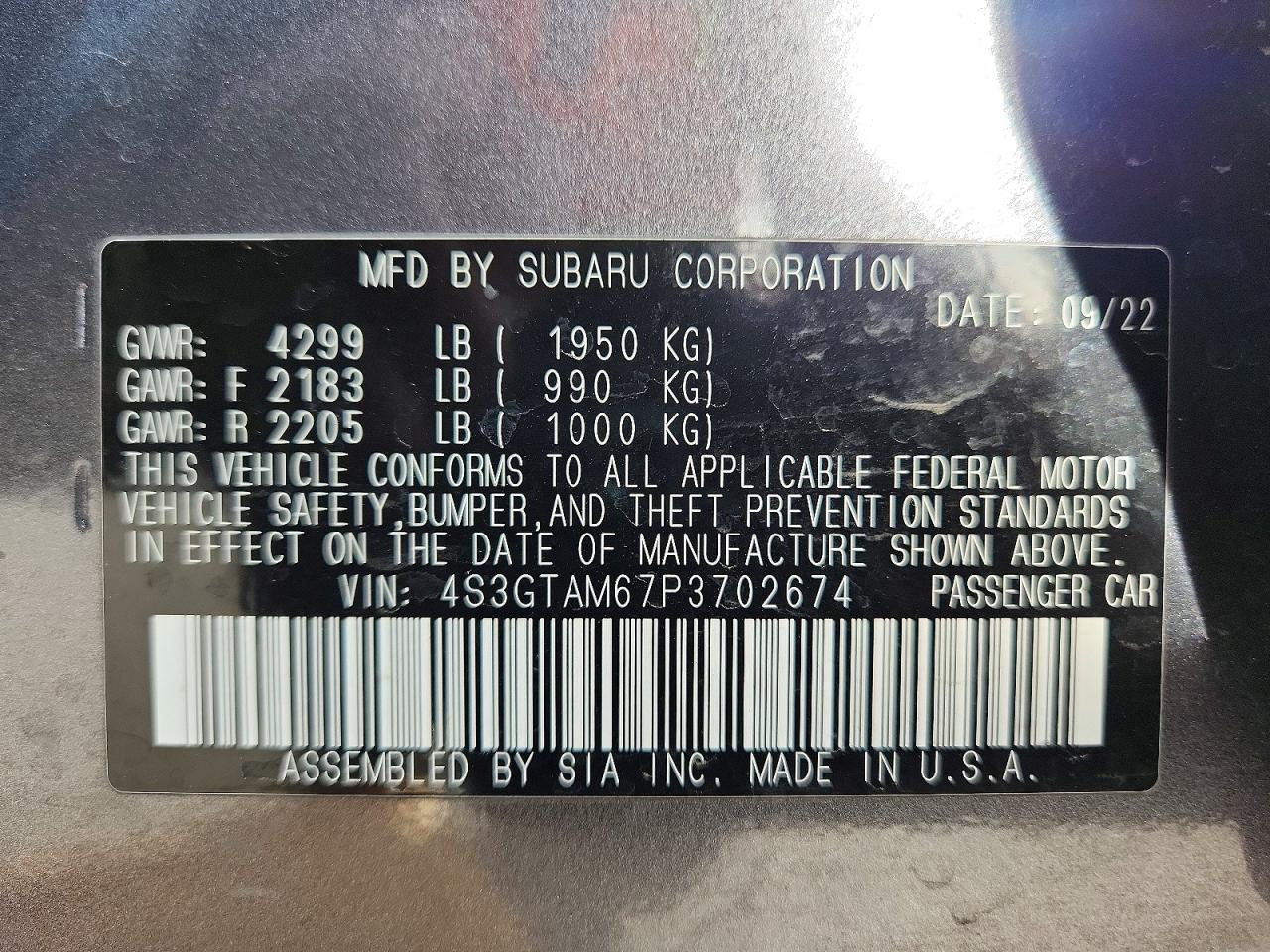 Subaru Impreza Sport