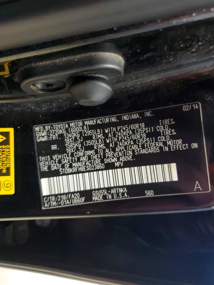 Toyota Highlander Le Plus