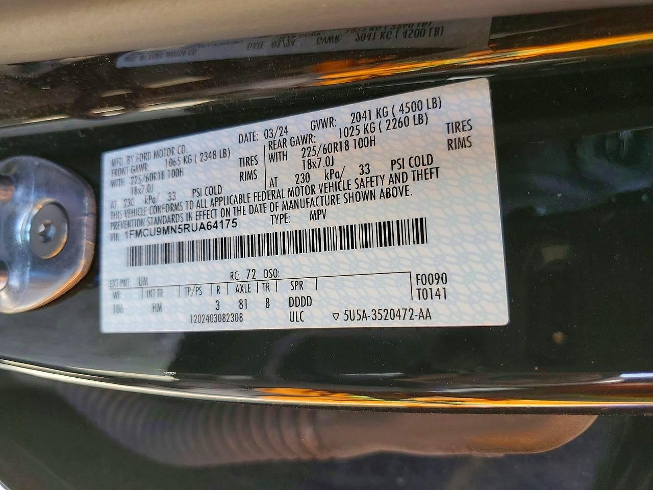 Ford Escape St Line
