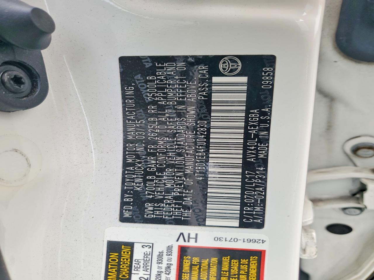 Toyota Avalon Xle Premium