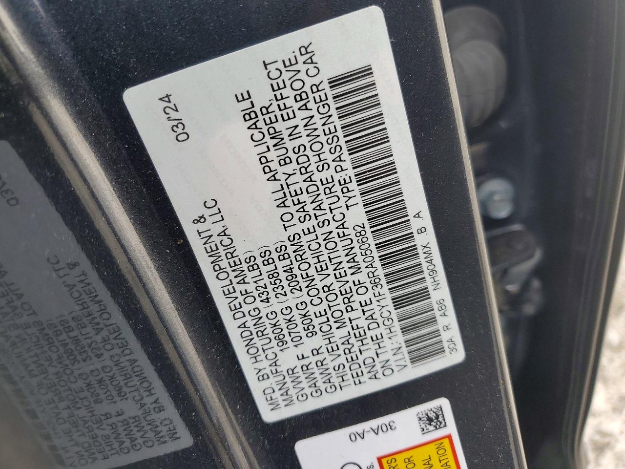 Honda Accord Ex