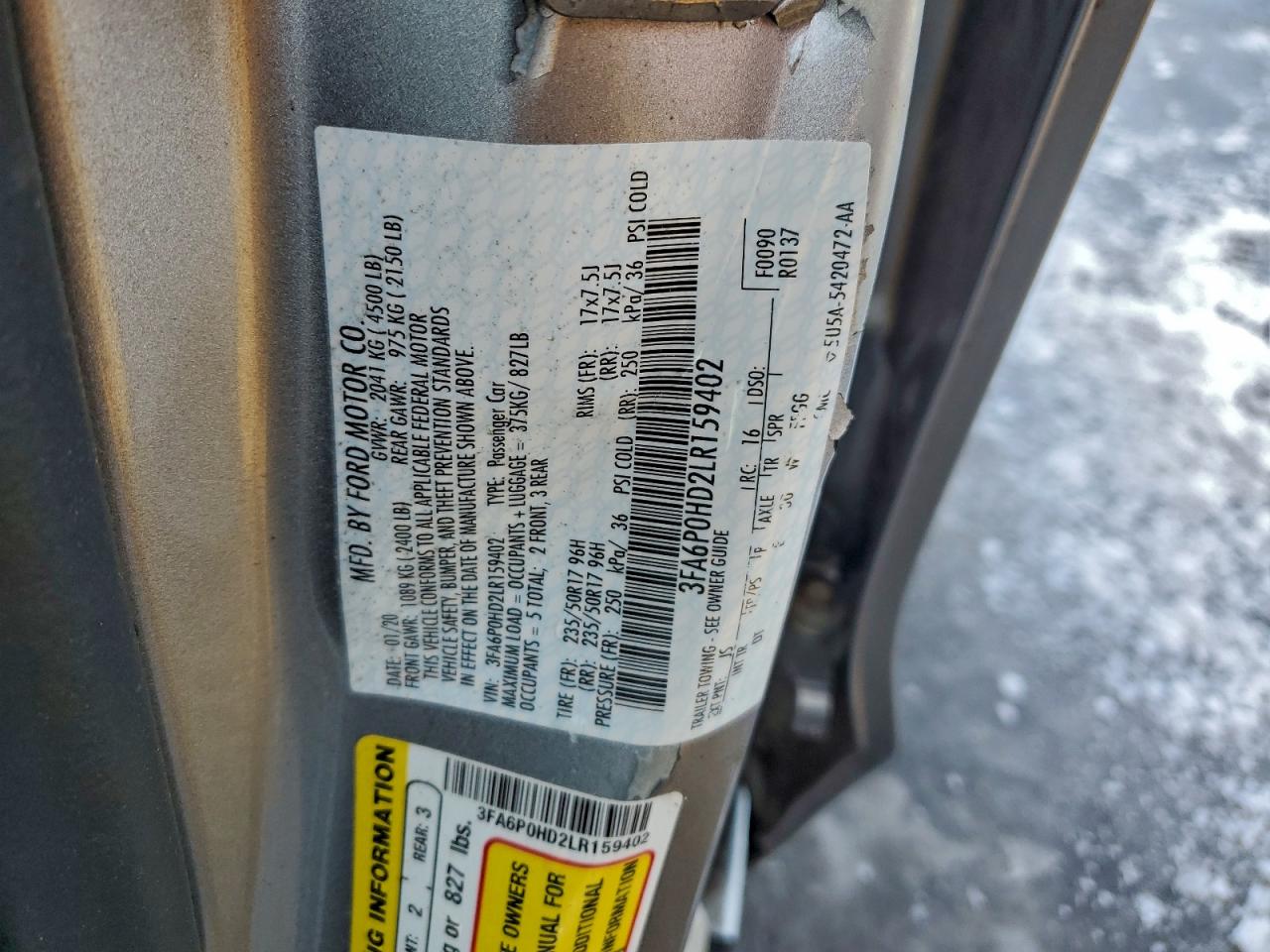 Ford Fusion Se