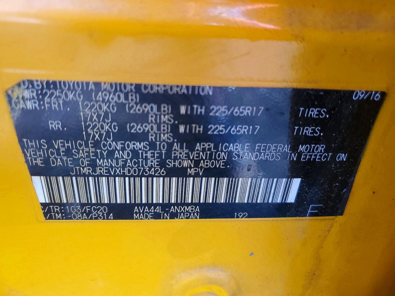Toyota RAV4 Le Plus
