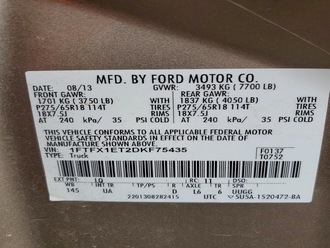Ford F-150 Super Cab