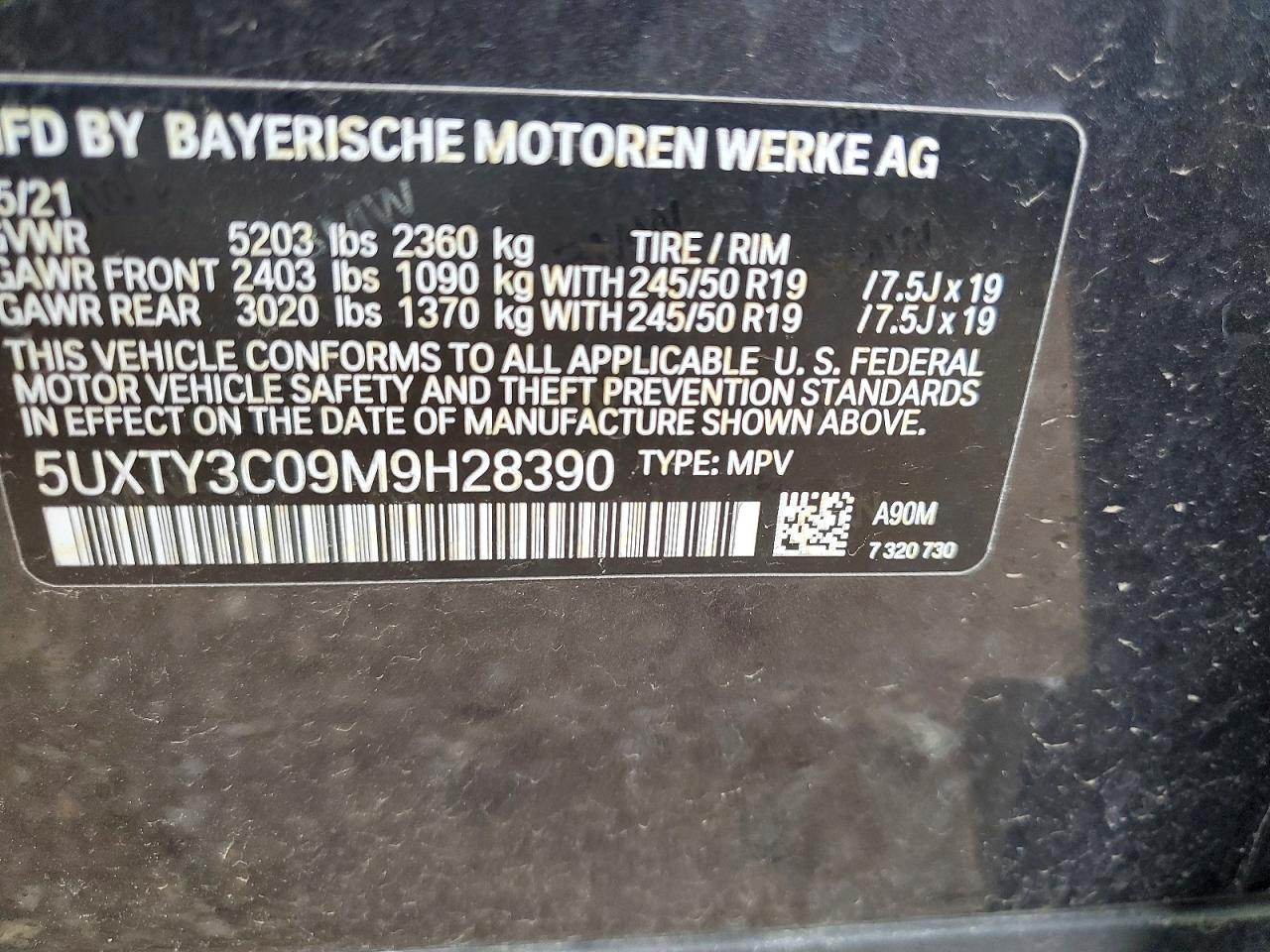 BMW X Series Sdrive30i