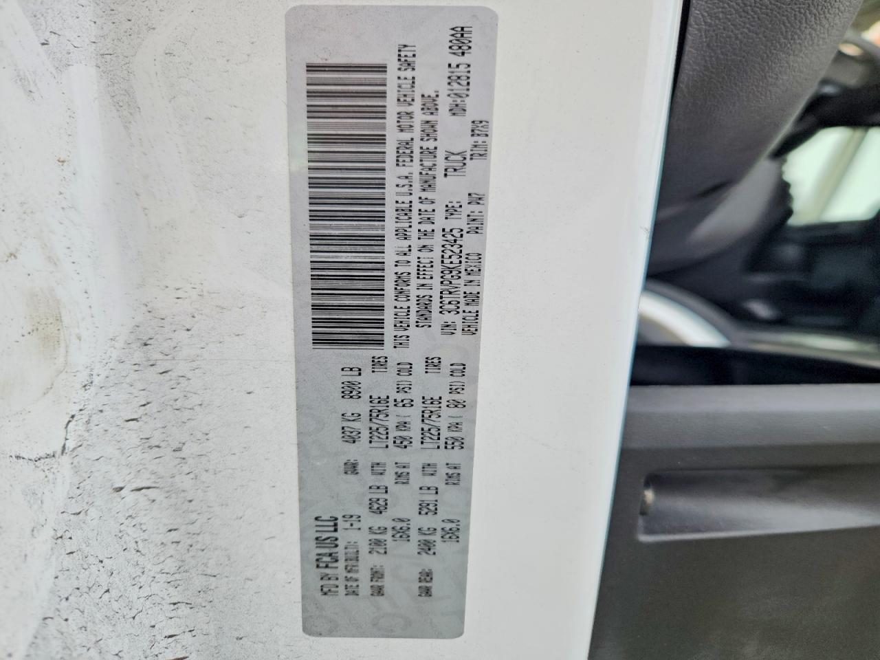 Ram Promaster 2500 High