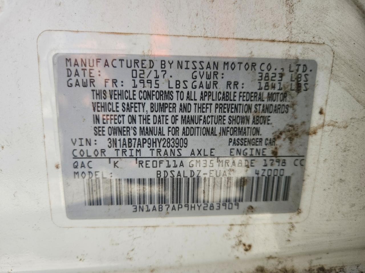 Nissan Sentra Sv