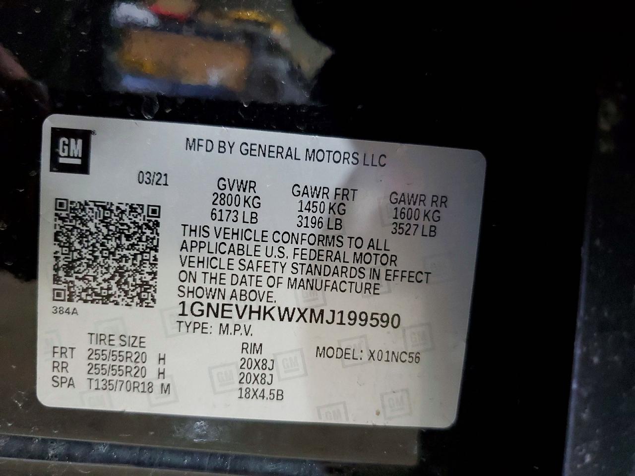 Chevrolet Traverse Lt