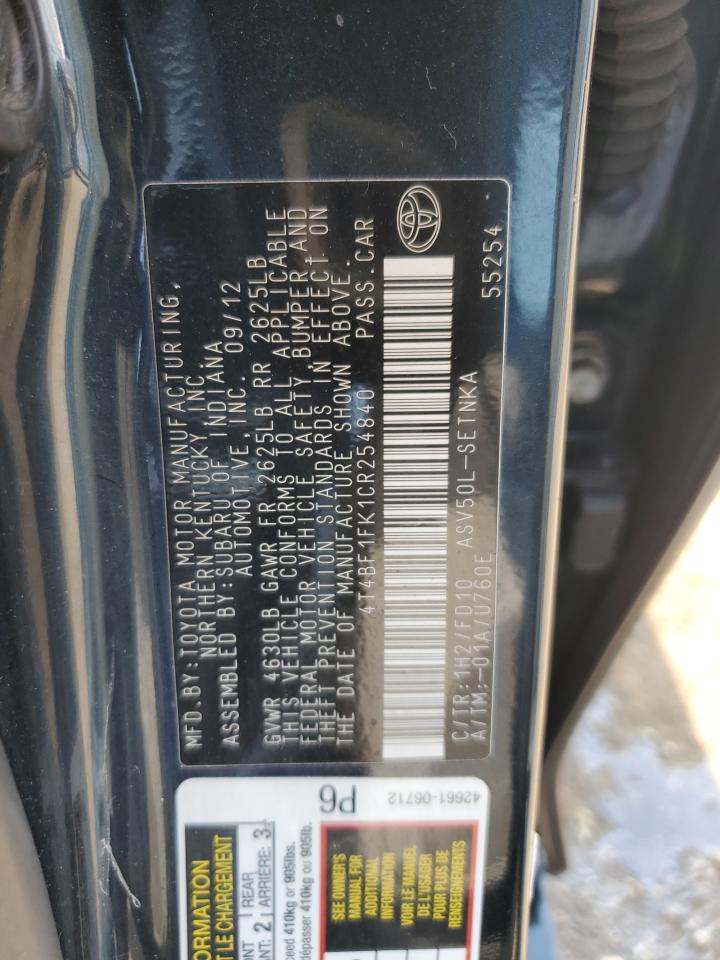 Toyota Camry Le