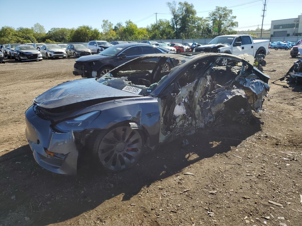 Salvage Tesla Model 3 Image