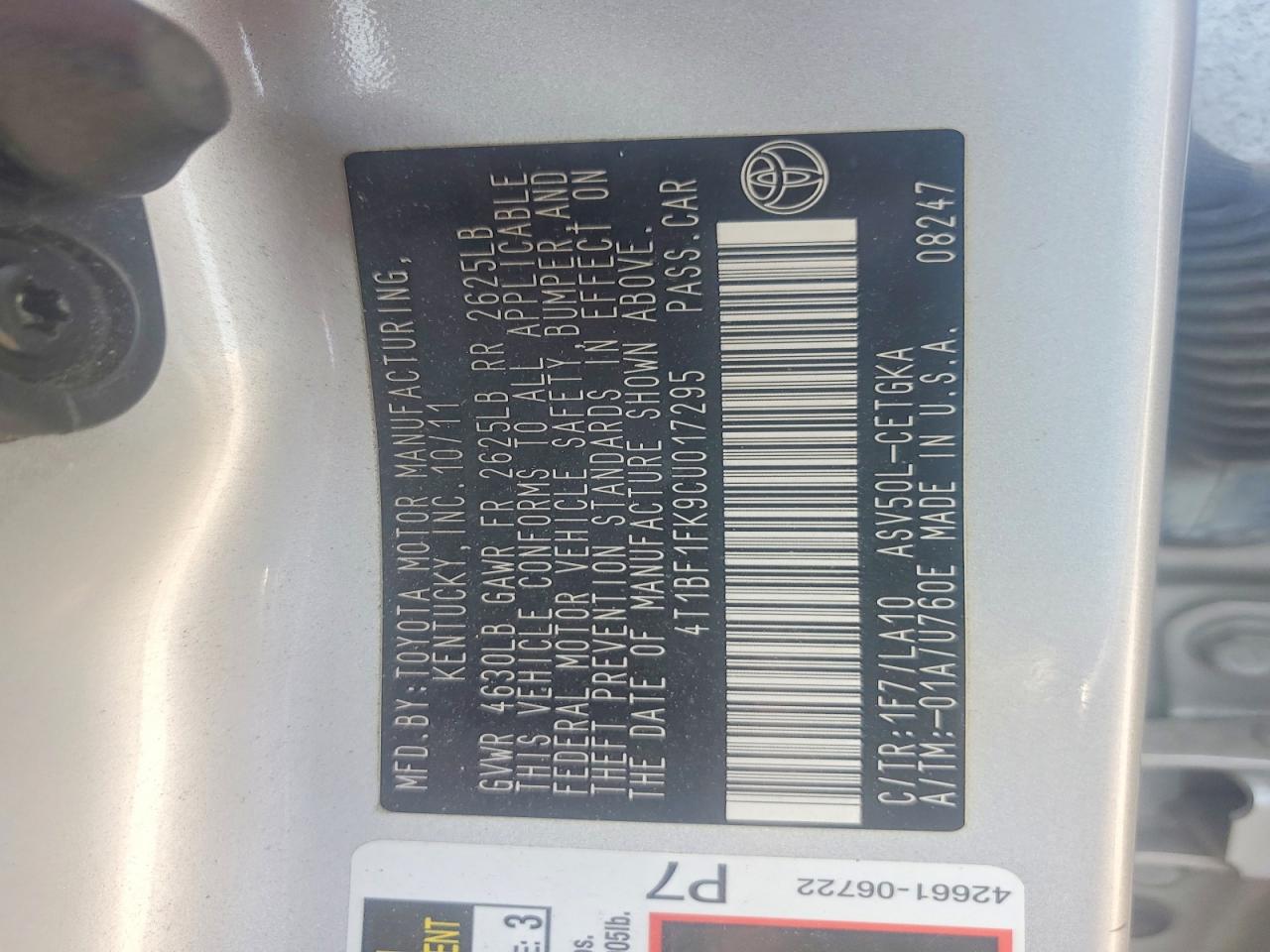 Toyota Camry Xle