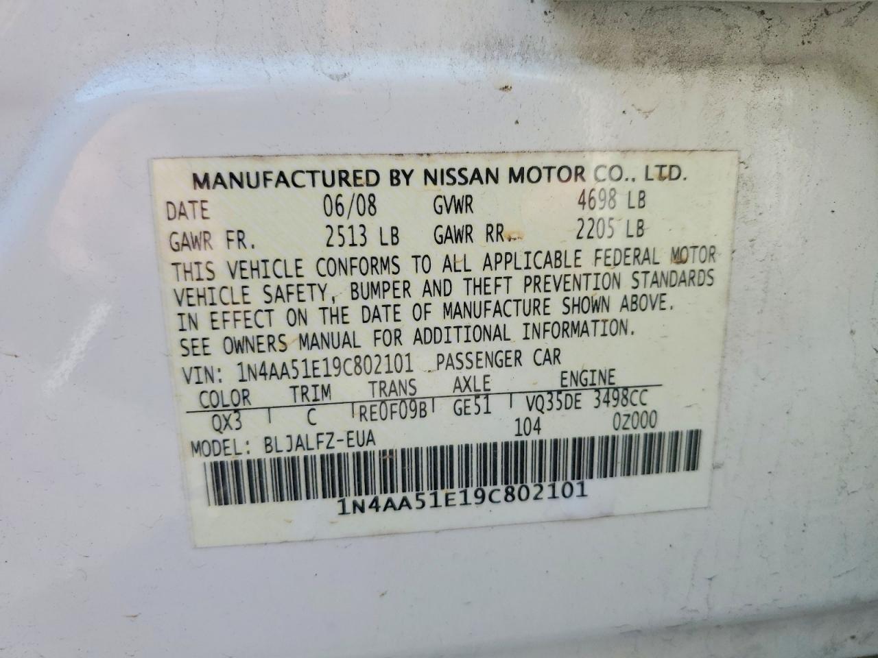 Nissan Maxima 3.5 S
