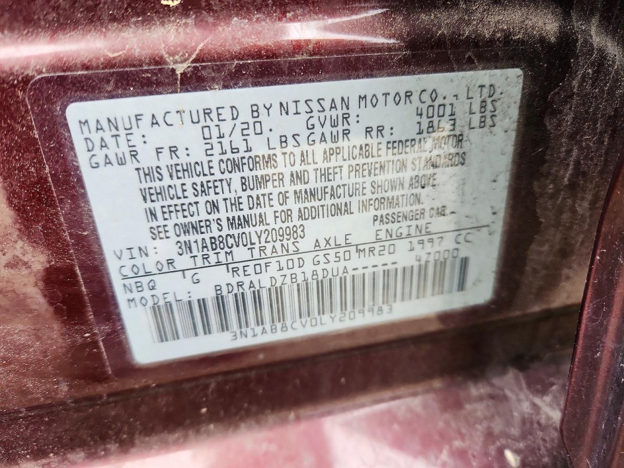 Nissan Sentra Sv