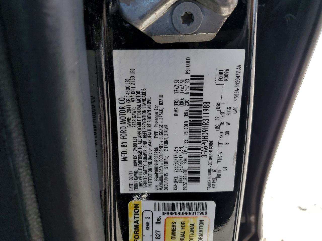 Ford Fusion Se