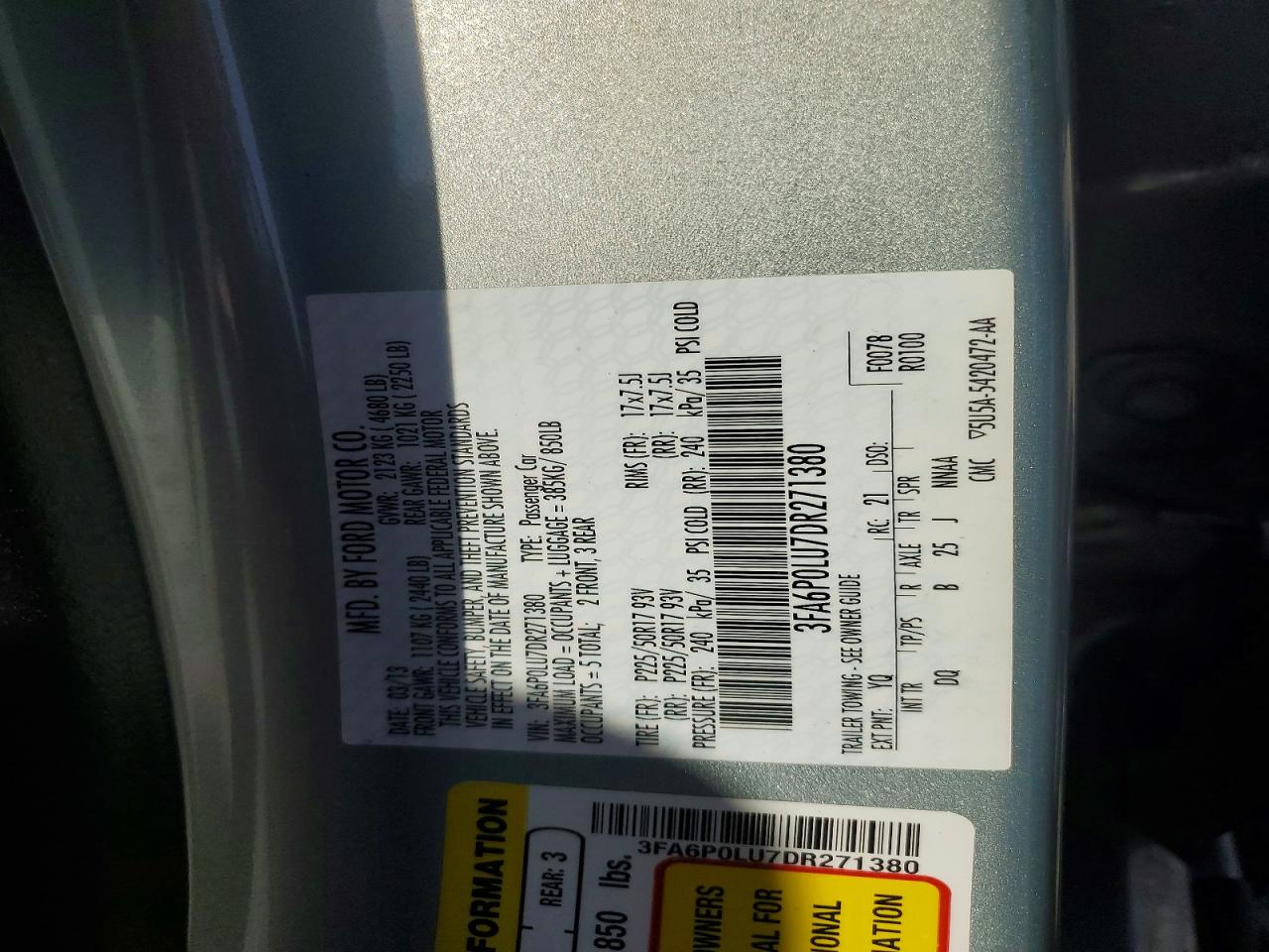 Ford Fusion Se Hybrid