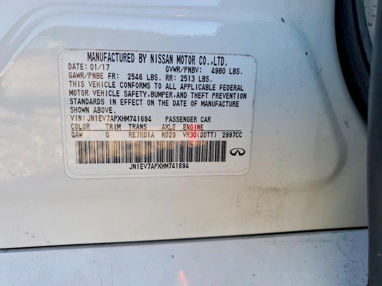 INFINITI Q50