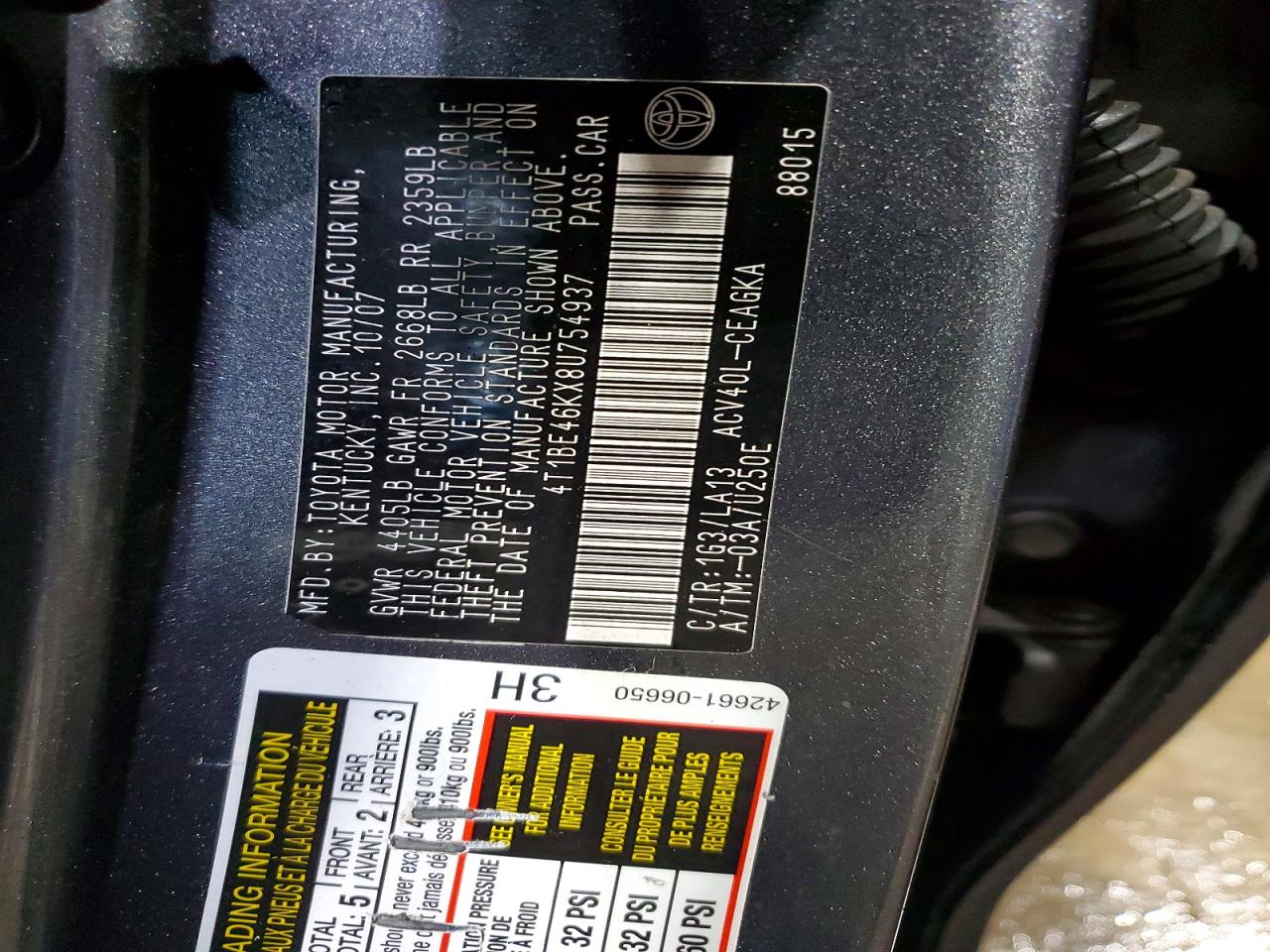 Toyota Camry Xle