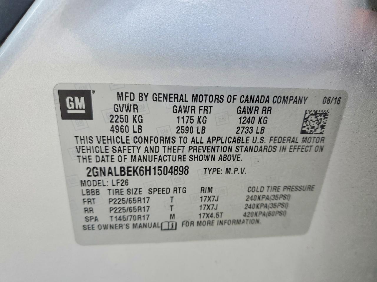 Chevrolet Equinox Ls
