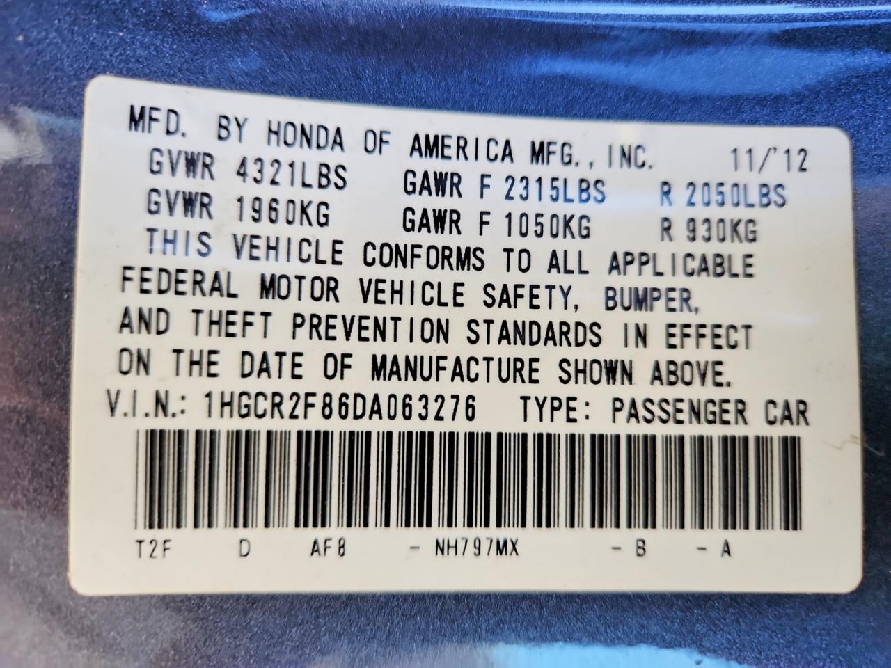 Honda Accord Exl