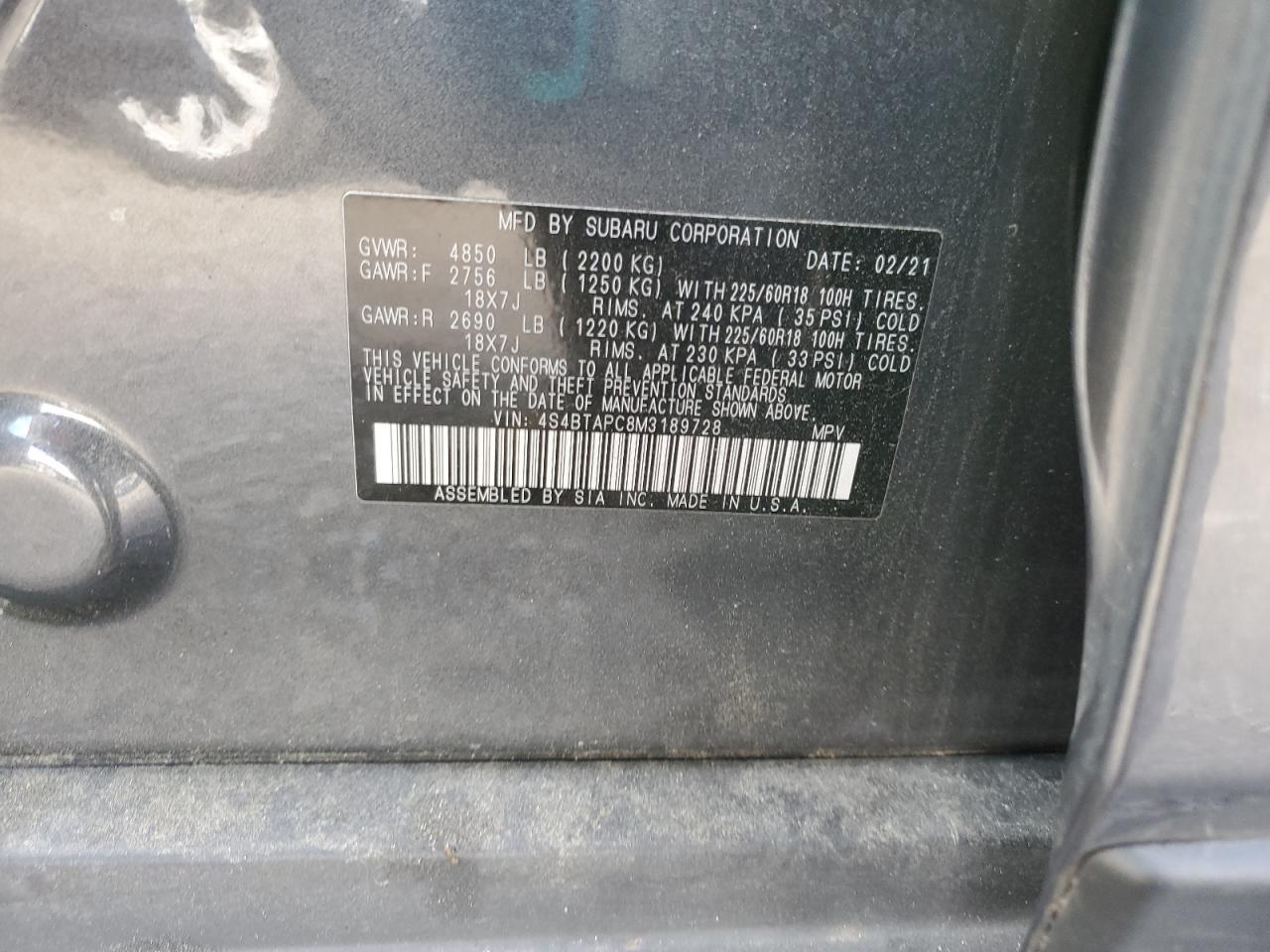 Subaru Outback Touring